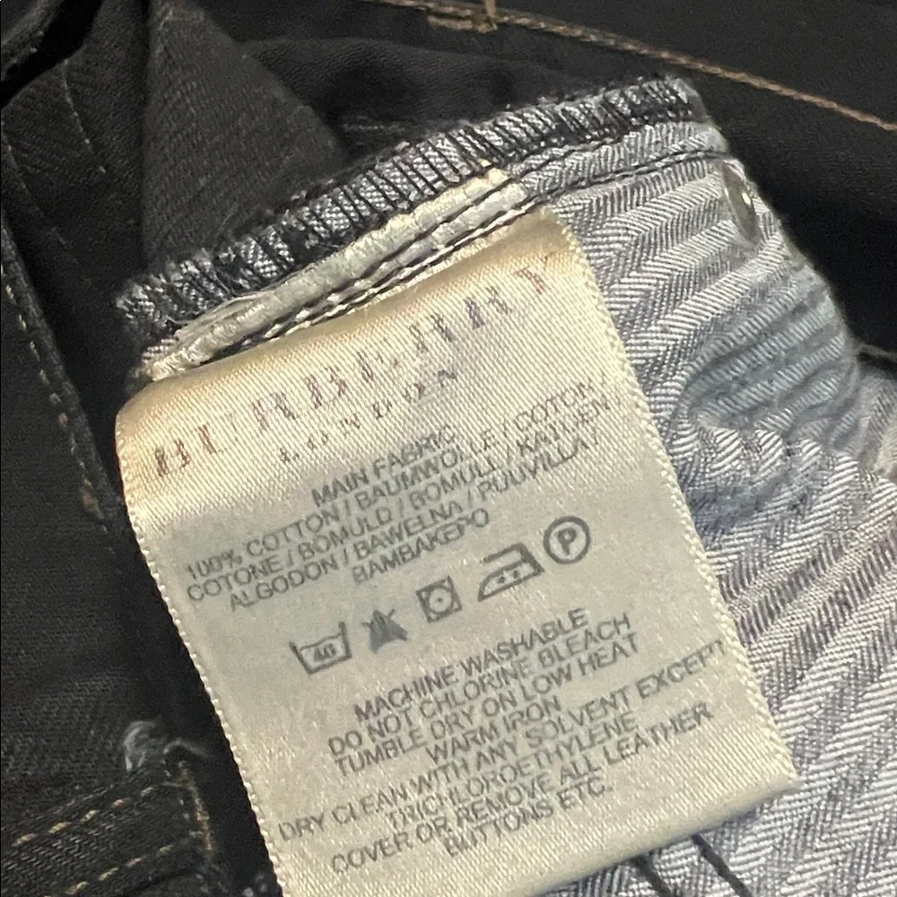 Burnerry London Men's Black Jeans size 34 R